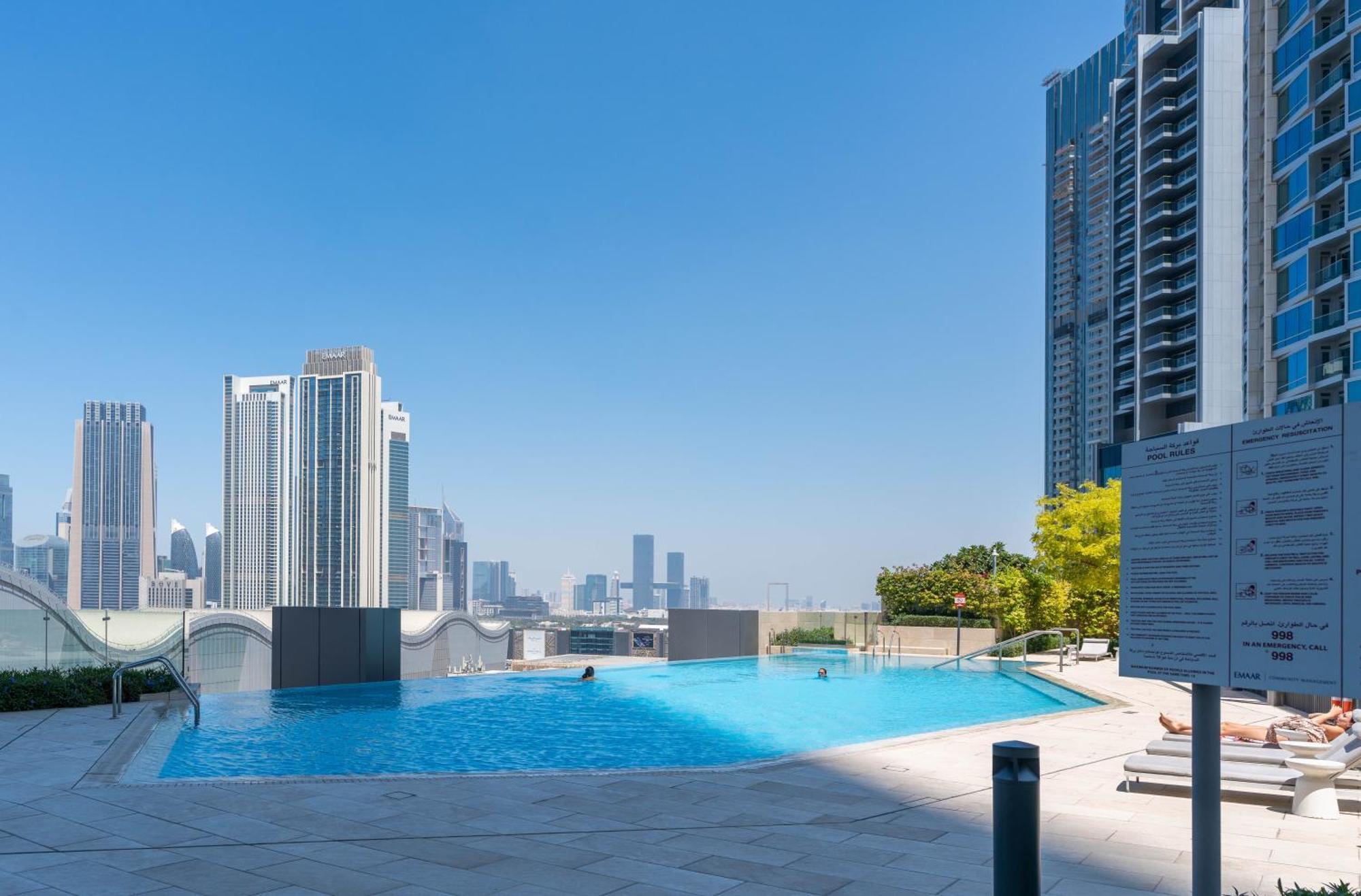Lux Apt-Burj View Opp. Dxb Mall Dubaj Exteriér fotografie