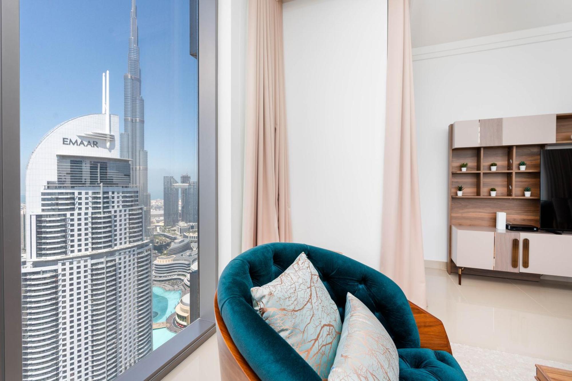 Lux Apt-Burj View Opp. Dxb Mall Dubaj Exteriér fotografie